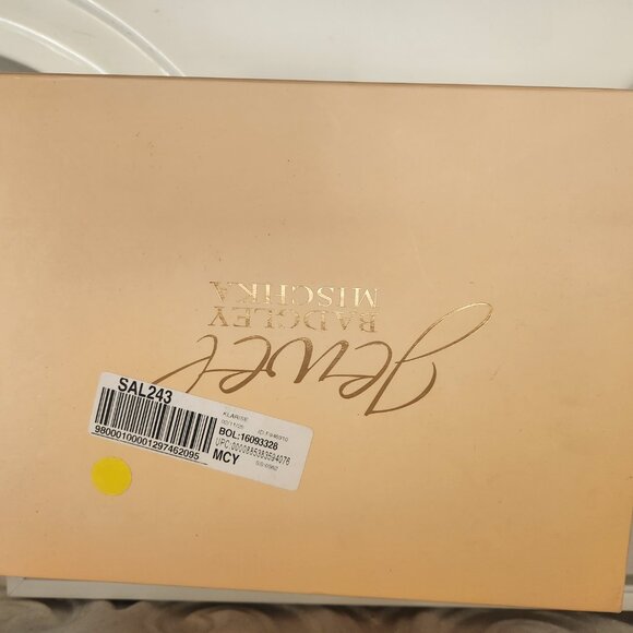 Jewel Badgley Mischka " Klarise" Black Satin Heels. NIB. Size 6 - Picture 11 of 13